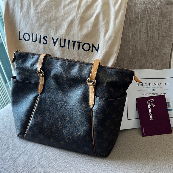 LOUIS VUITTON Monogram Totally MM Tote Bag - Picture 1 of 7